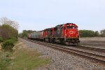 CN 5448 & 2694 lead L520 west